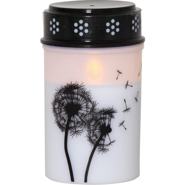Star Trading Grablicht – LED, für Ø 7 × 12 cm – Kunststoff, weiss