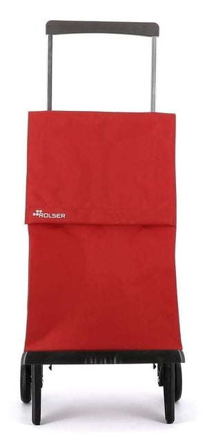 Rolser Stofftasche, Polyester, bordeaux, 370×580×190 mm, mit 2 Rädern