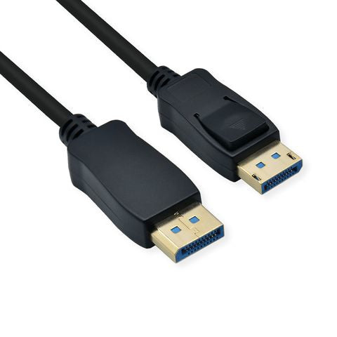 ROLINE DisplayPort Kabel DP 2.0 8K 60 Hz – 3 m – für Geräte mit DisplayPort-Anschluss
