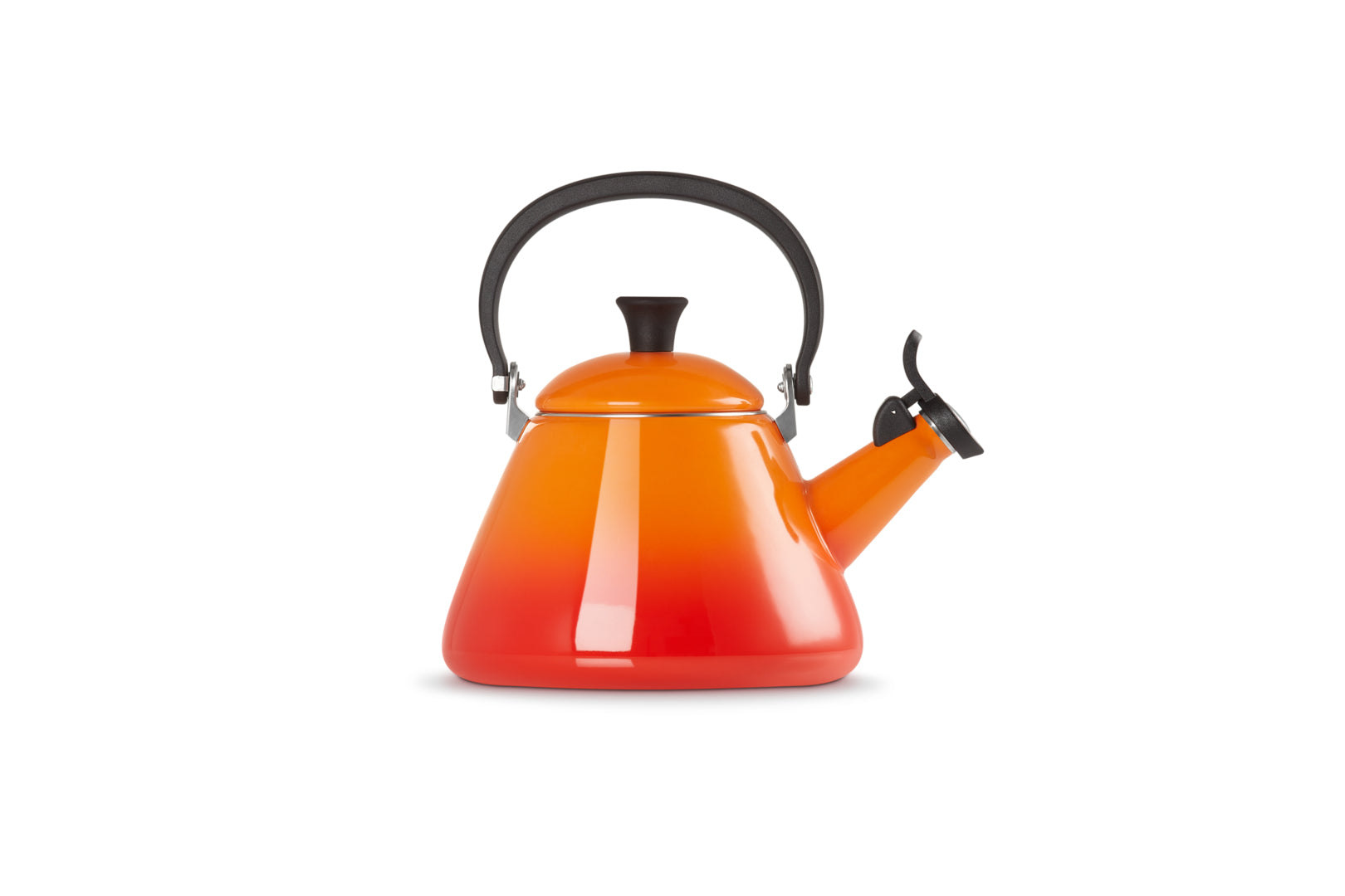 Le Creuset Kone Wasserkocher – 1,6 l, Karbonstahl, Orange, 40101020900000