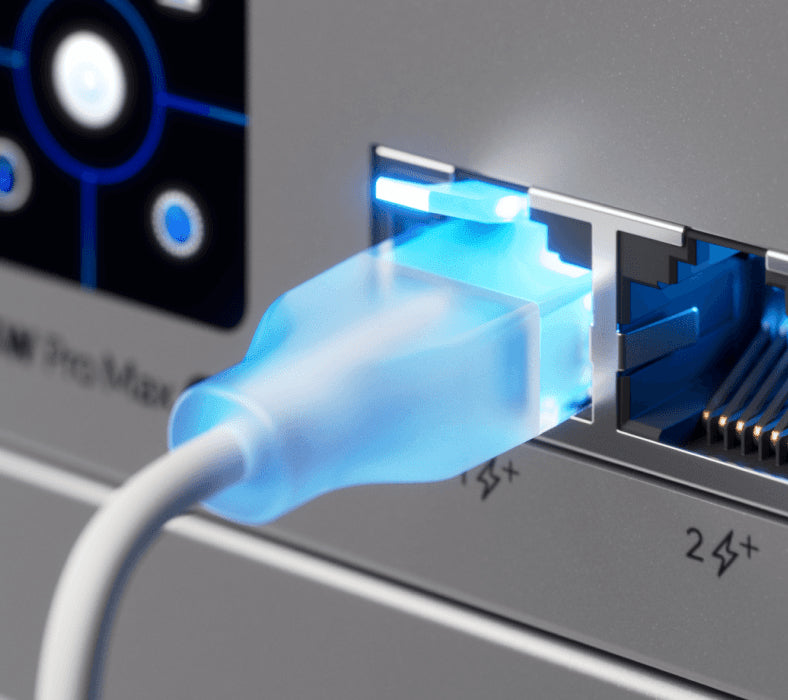 Ubiquiti Patchkabel – Cat6, 1 m, Durchscheinend/Weiss, RJ-45