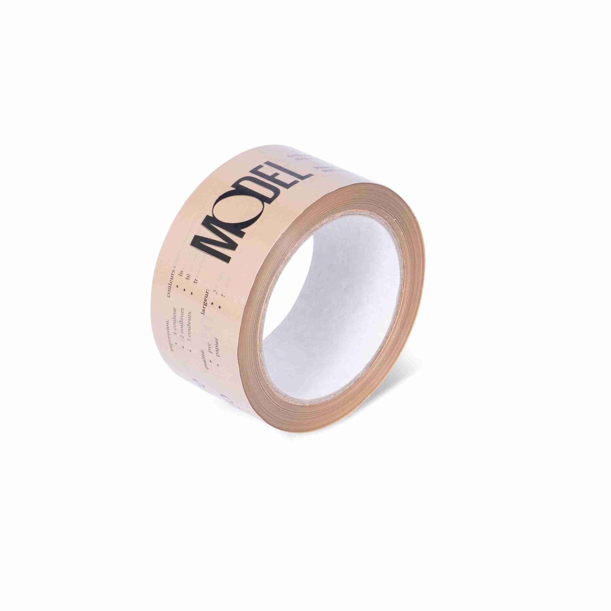 Model – Verpackungsklebeband, PVC, braun – 50 mm × 66 m – 1 Stk., ab 252 Stk.