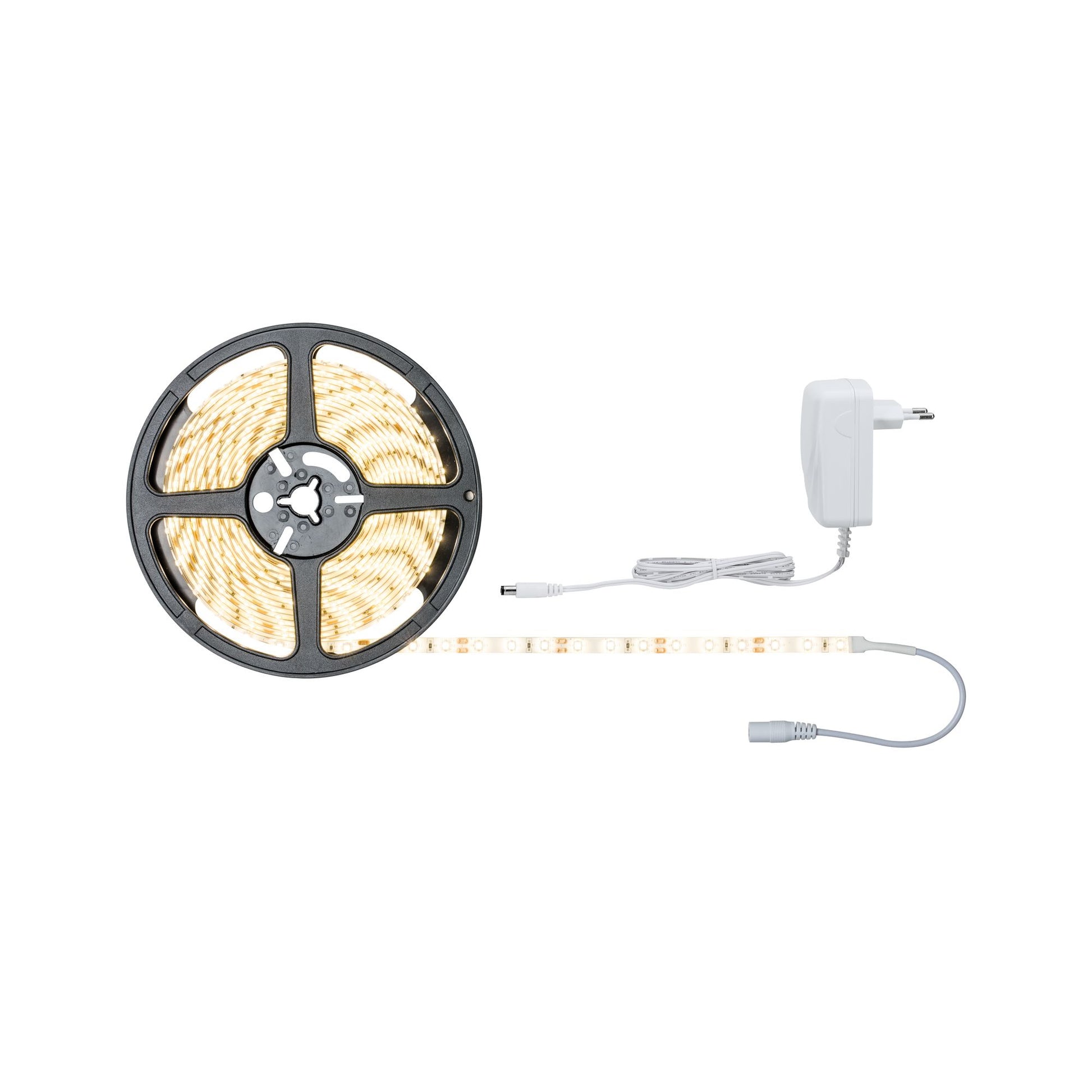 Paulmann LED-Strip SimpLED – 5 m, 1500 lm, 11 W, 3000 K, weiss, mit Netzteil