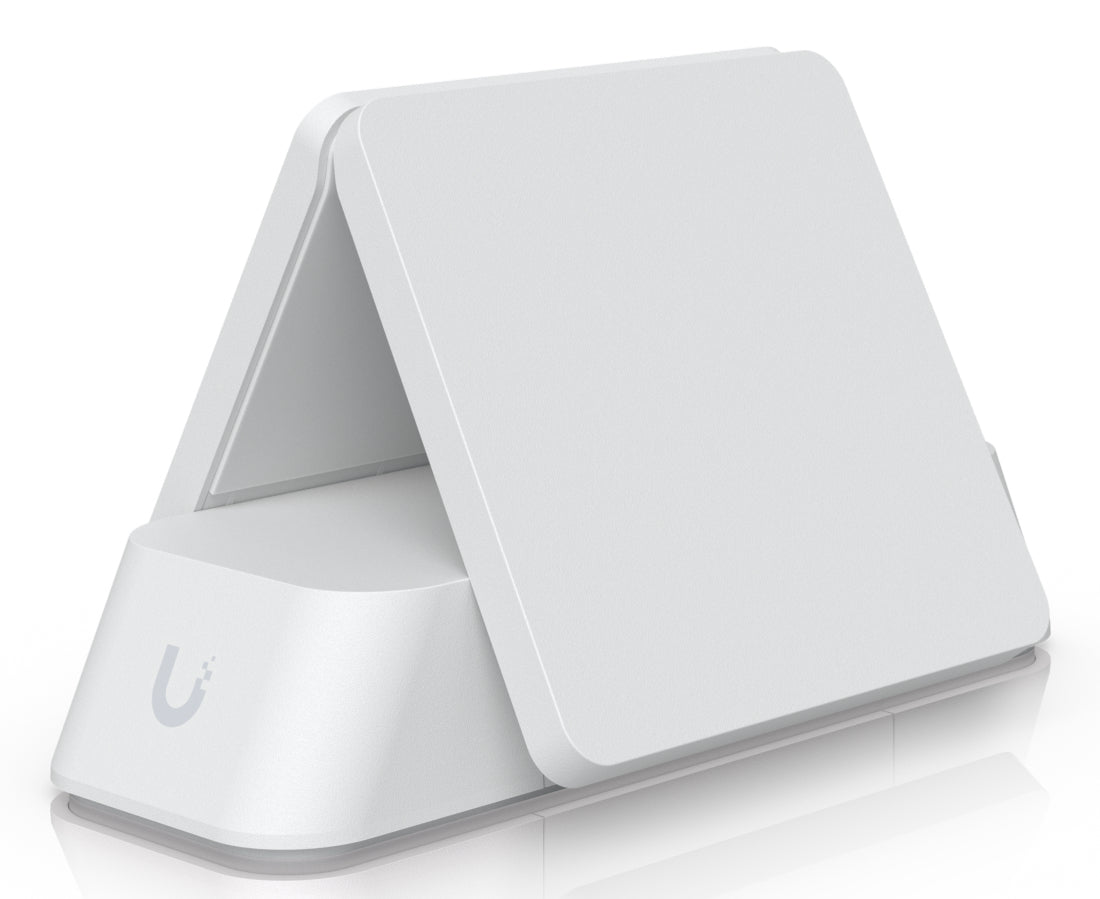 Ubiquiti Gewichteter Standfuss mit Klemmhalterung, einstellbare Breite bis 4,25 cm, für UniFi Geräte, Weiss