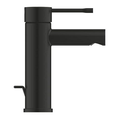 GROHE Essence Badebatterie – Messing, Einhebelmischer, Schwarz