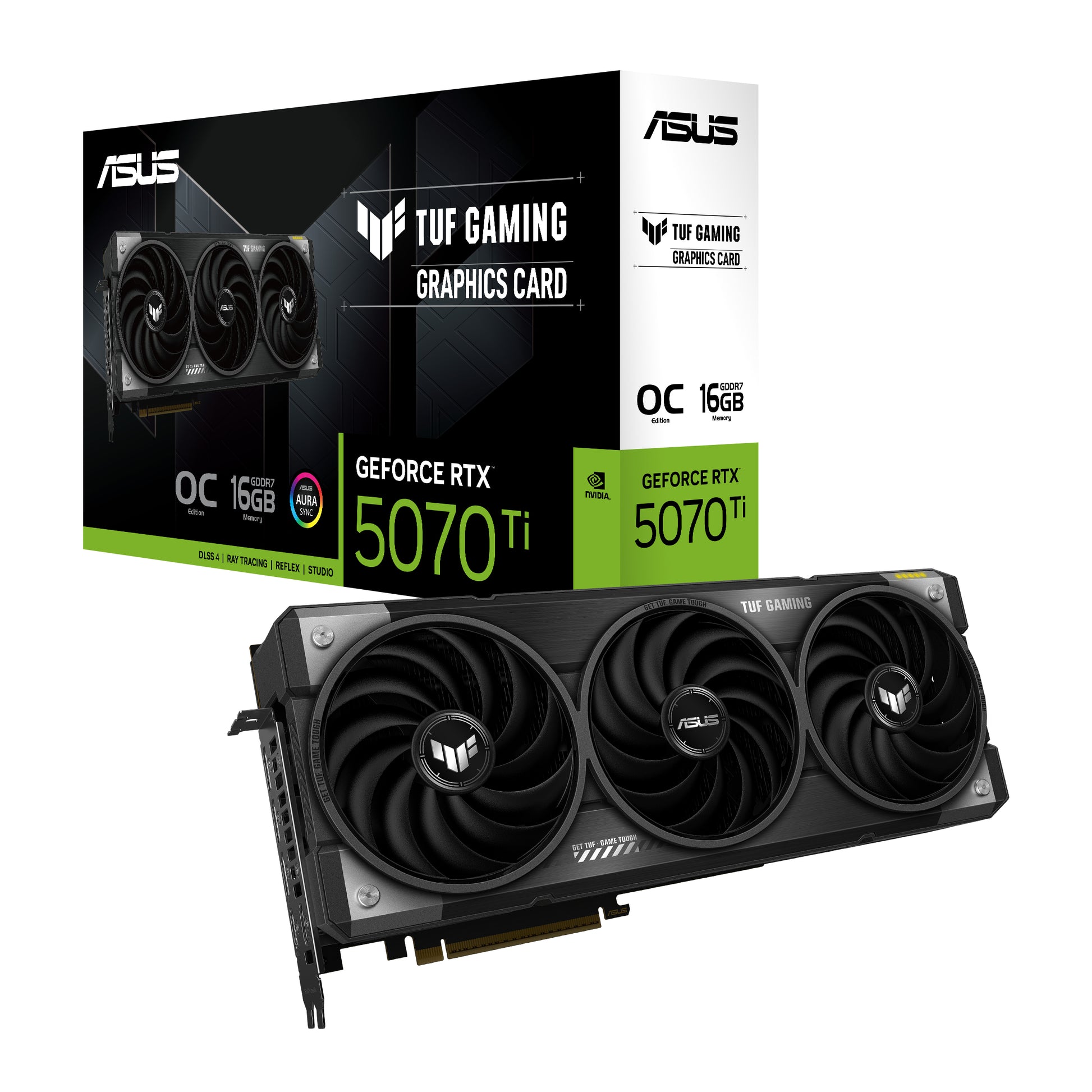 ASUS TUF-RTX5070TI-O16G-GAMING – PCIe Grafikkarte – 3×DP, 2×HDMI, PCIe 5.0, 850 W