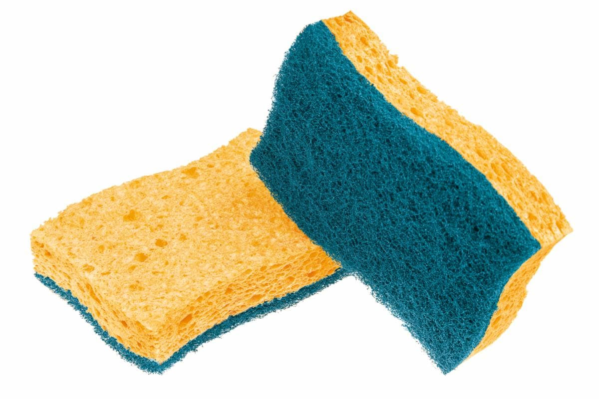 Scotch-Brite Spülschwamm Delicate – Zellulose, Rechteckig, für Küche, Mehrfarbig, 4 Stk.
