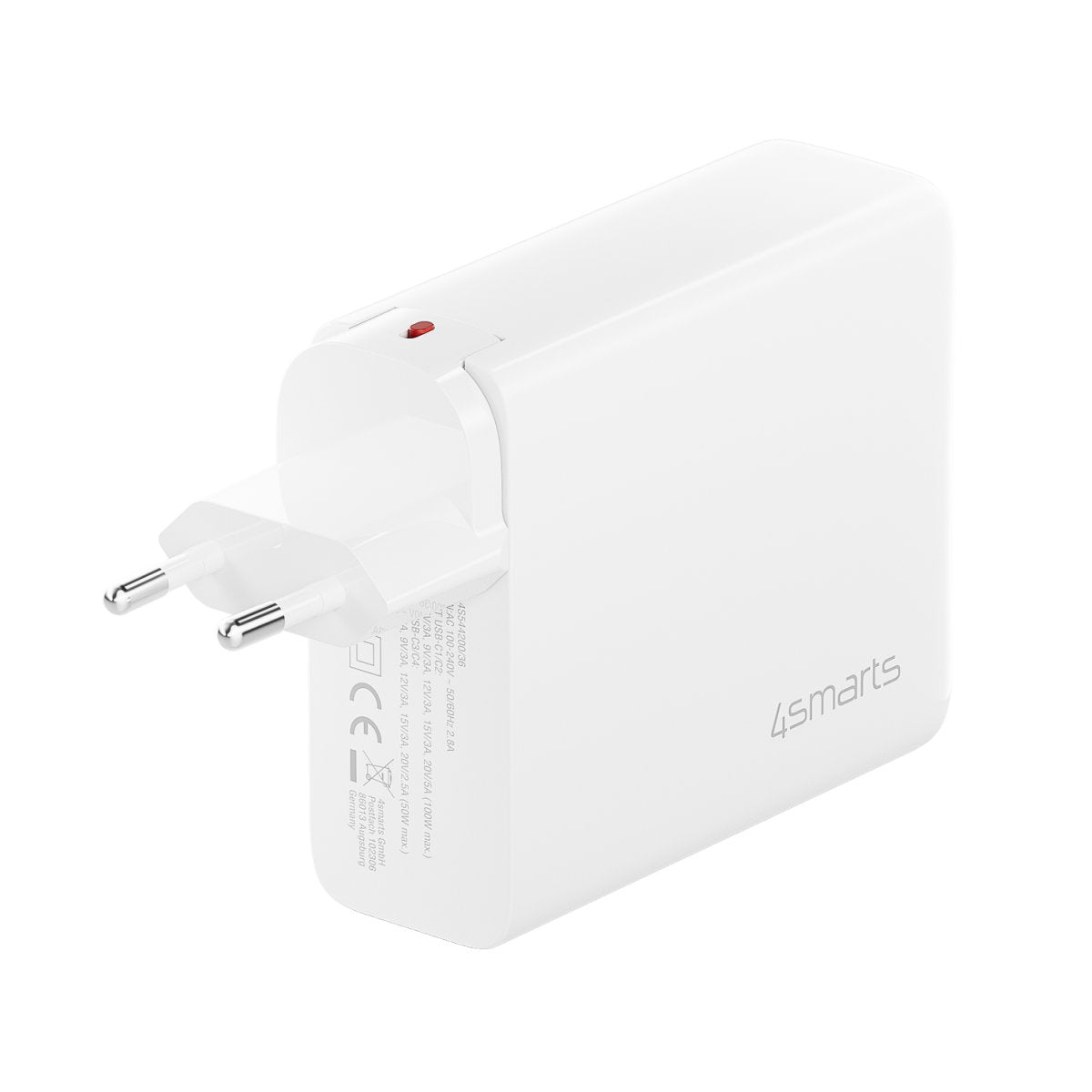 4smarts Flex Pro Ladegerät – 200 W, 2× USB-C, GaN – für Nintendo Switch, Laptop, Smartphone und mehr