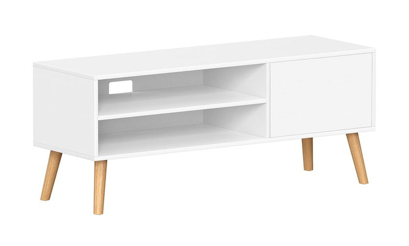 Vasagle TV-Möbel – Weiss, Spanplatte, 110 × 49,5 × 40 cm
