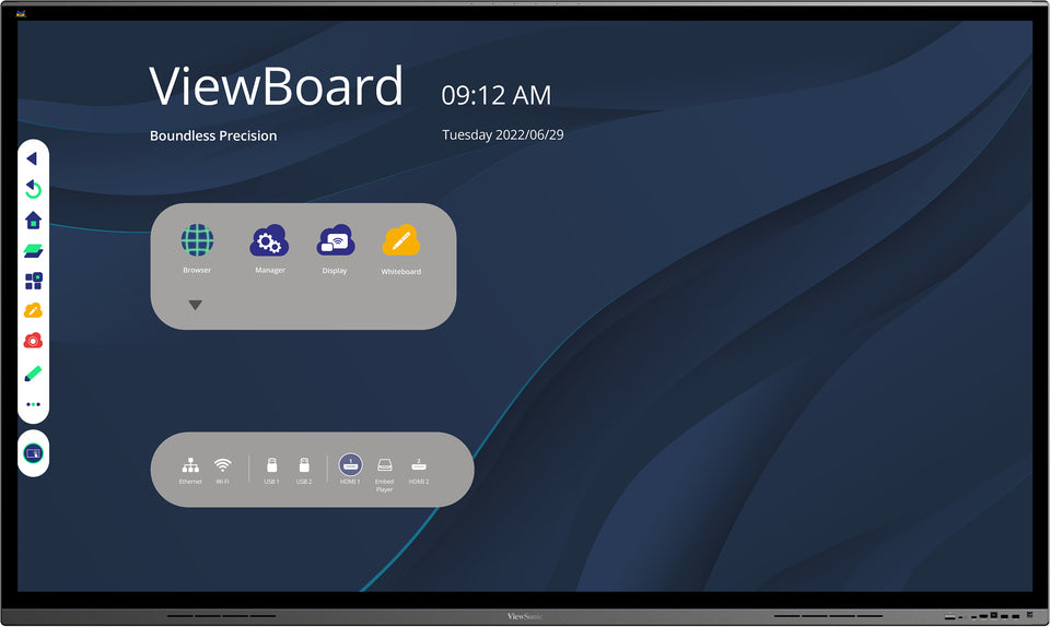 Viewsonic IFP8662 – Interaktives Touch-Display, 86", Ultra HD 4K, 350 cd/m²