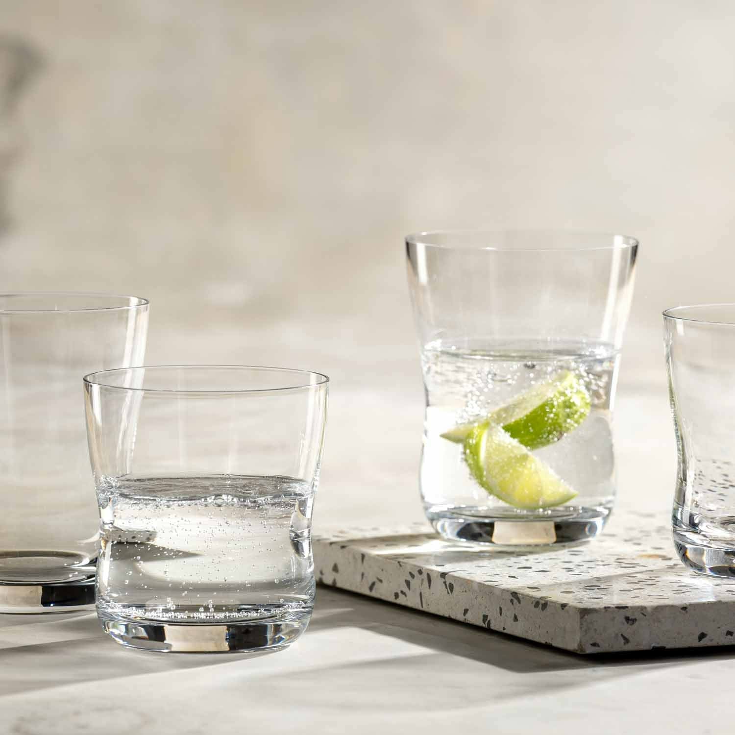Leonardo Vita M Trinkglas – 0,36 l, Kalk-Natron-Glas, Transparent, Spülmaschinenfest, 6 Stück