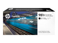 HP Tintenpatrone 981Y, Schwarz – für Tintenstrahldrucker und Multifunktionsgeräte