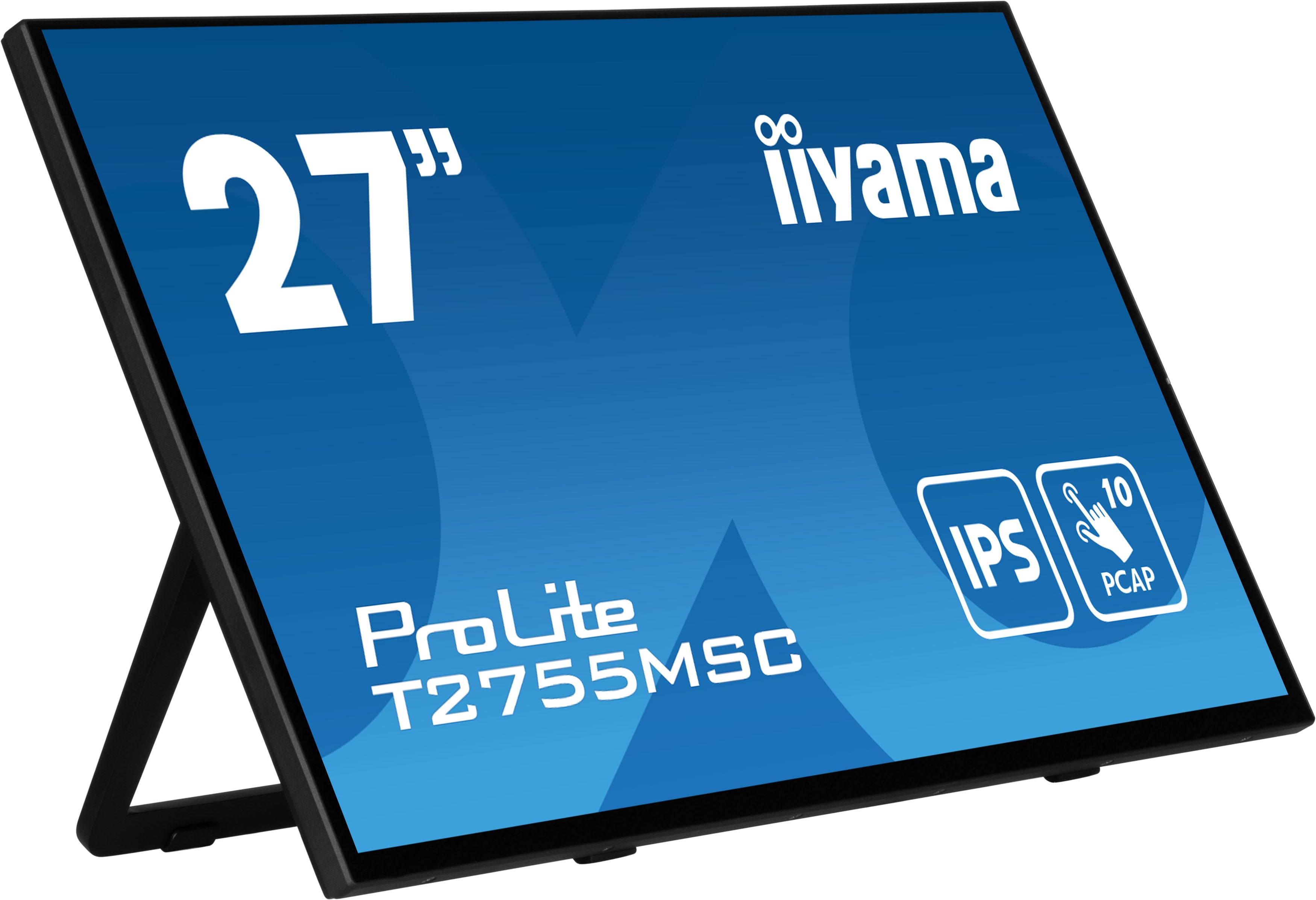 iiyama T2755MSC-B1 – Monitor, 27", 1920 × 1080 (Full HD), Touch, 360 cd/m²