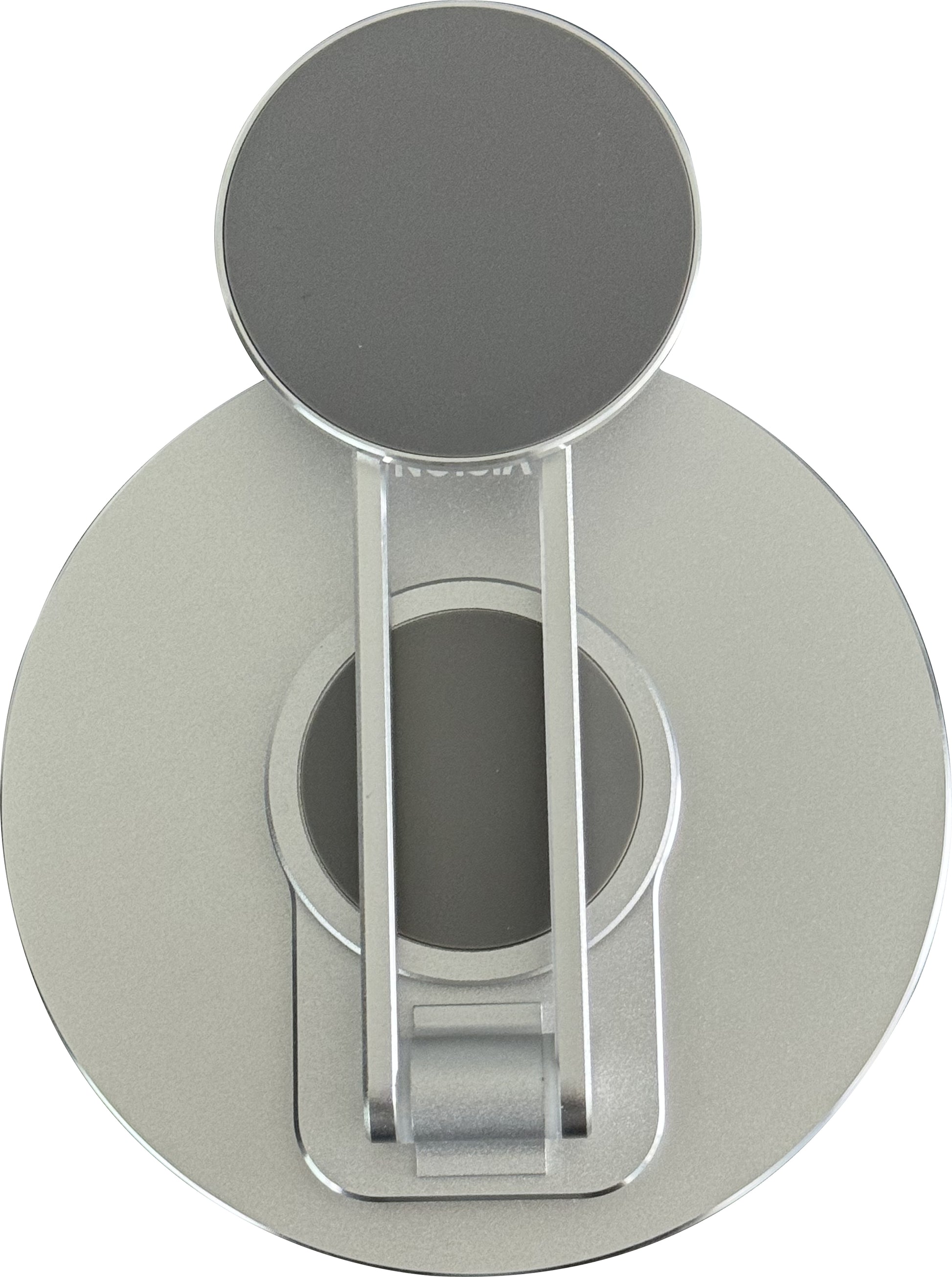 Vision MagSafe Turntable – Tisch-Ständer – Magnetische Montage, verstellbar – für iPhone (MagSafe) – Silber