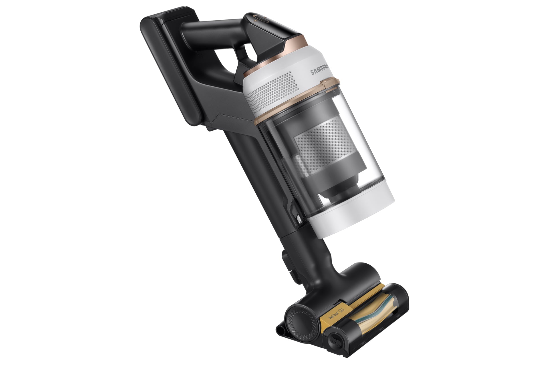 Samsung Stabstaubsauger VS20B95843W/SW – 0,5 l, Akkubetrieb, 86 dB(A), 25,2 V