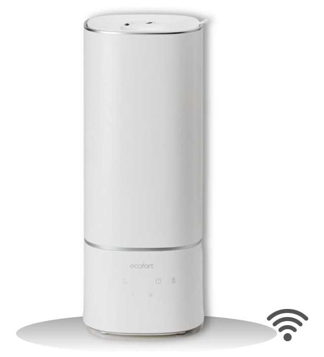 Ecofort Luftbefeuchter ecoQ HumidAir U400+ – Ultraschall, 400 ml/h, Tank 6 l, bis 55m², Hygrostat