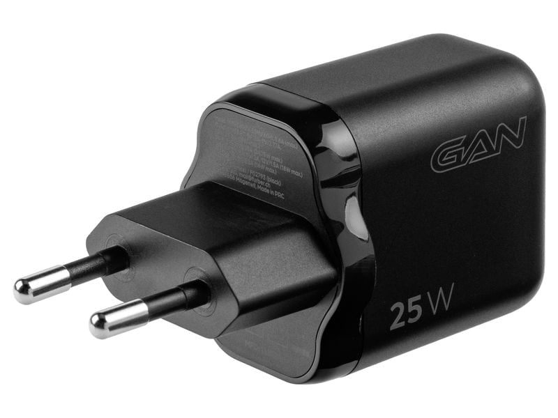 ONIT F02793 USB-Wandladegerät 25 W – USB-C×1, USB-A×1 – PD 3.0, PPS, QC 3.0, GaN, EU-Stecker (Typ C)