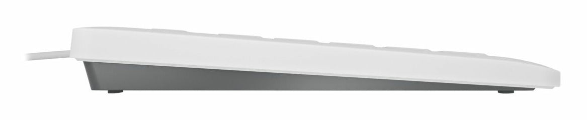 CHERRY Stream Protect – Tastatur – QWERTY (UK) – USB (kabelgebunden), Full-Size, Scherenschalter, Weiss