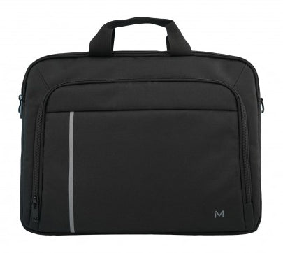 Mobilis Notebook-Tasche bis 16" – Abnehmbarer Schultergurt, aus recyceltem PET – Schwarz