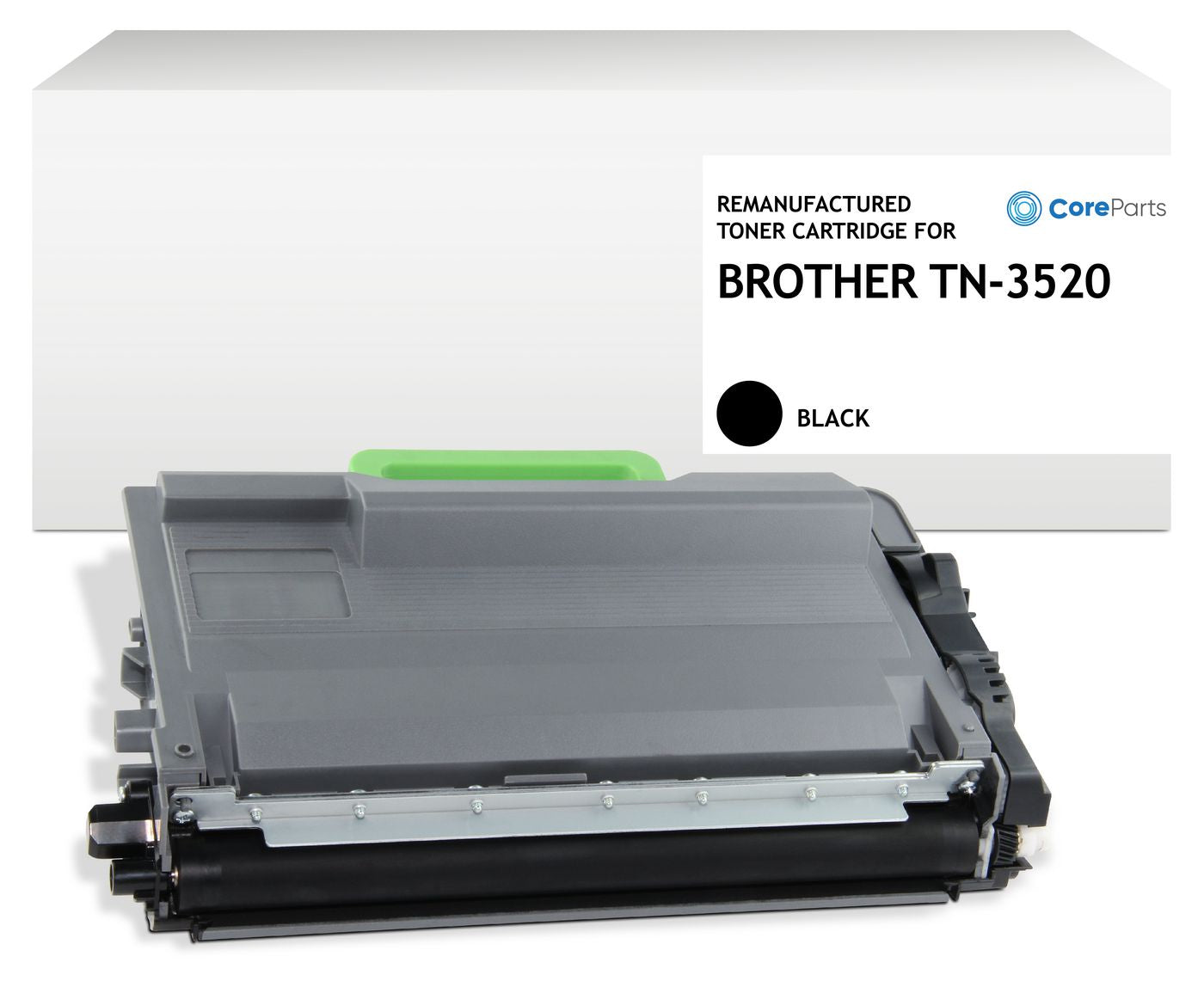 CoreParts TN-3520 (TN3520) Schwarzer Toner – Kompatibel – 20'000 Seiten – für Brother HL-L6400