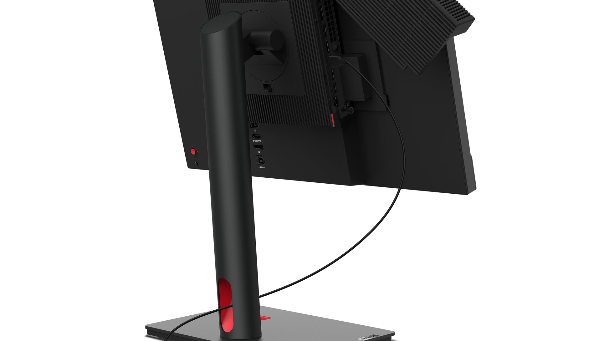 Lenovo Thinkcentre Tiny-In-One 22 – Monitor, 21,5", IPS, 60 Hz, 250 cd/m², Webcam, VESA 100 × 100, Schwarz