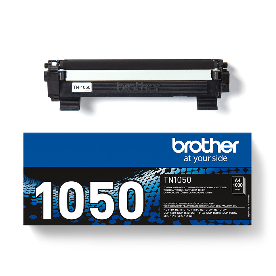 Brother TN-1050 Schwarz Toner – Original – 1'000 Seiten – für Brother DCP-1512/DCP-1510/DCP-1610W