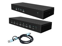 i-tec Universelle Dockingstation – USB-C, 2× DP, 3× HDMI, 3× USB-A, 2× USB-C, 100 W PD, 2,5GbE