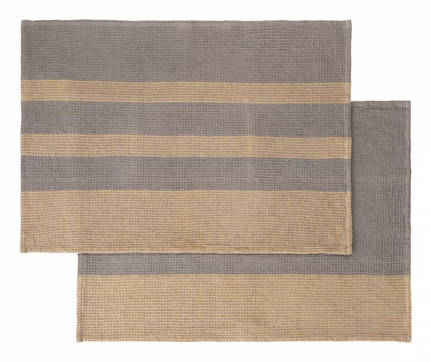 Blomus Geschirrtuch GANO – beige – 50 × 70 cm – Bio-Baumwolle – 2er-Set