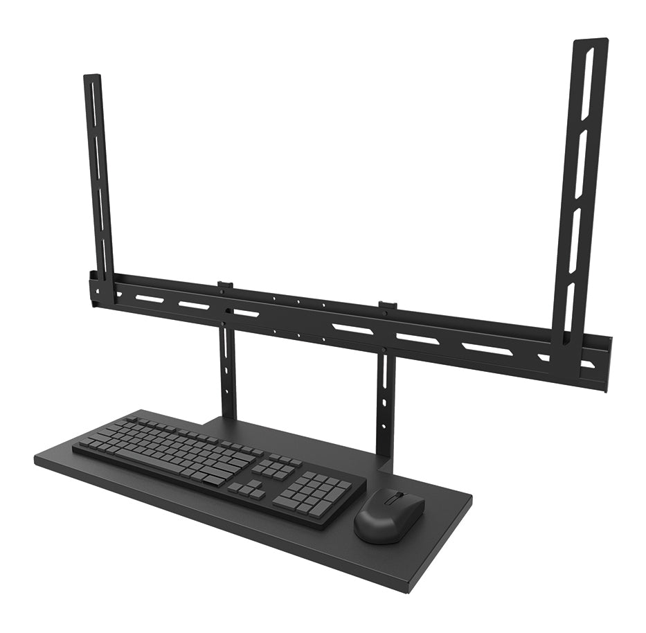 Neomounts AV40-500BL – Medienbox für Displays 43,0–109,8", VESA 200×200–800×600 mm, Traglast 5,5 kg, Schwarz