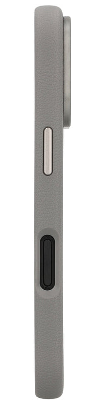 Valenta Backcover – für Apple iPhone 16 Pro – grau – Kunstleder – MagSafe-kompatibel