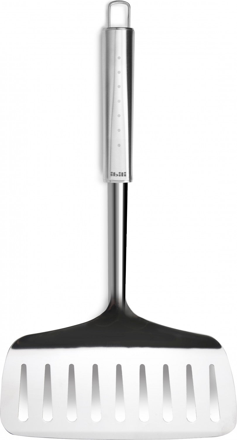 Ibili Kochspatel 32 cm, Edelstahl, Silber, spülmaschinenfest