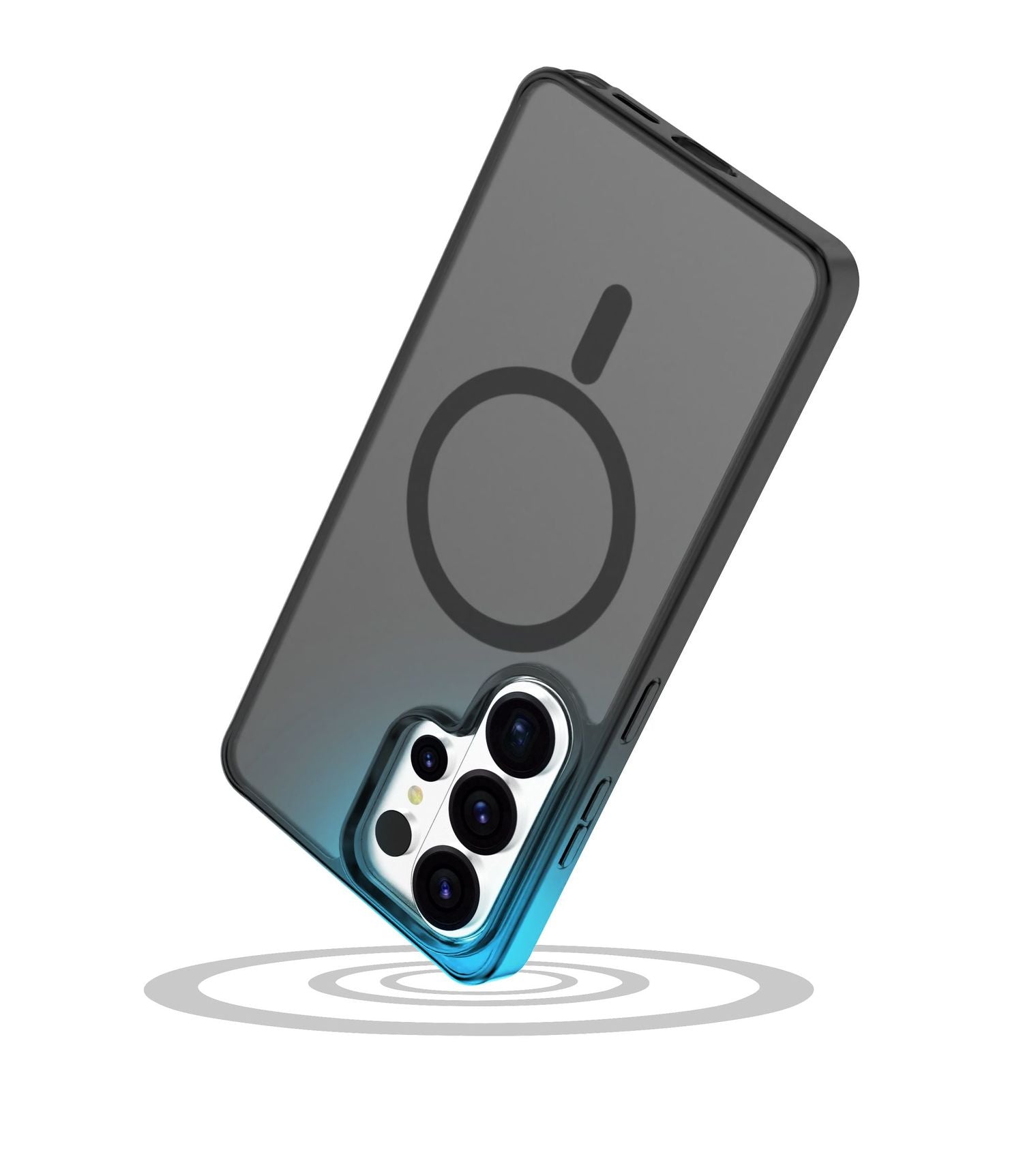 Cellularline Frosty Mag Backcover – für Samsung Galaxy S26 Ultra, MagSafe, Kunststoff+Gummi, Schwarz