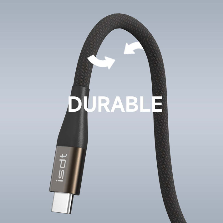 ISDT USB-C auf USB-C Kabel – USB 3.2 Gen 2 (10 Gbit/s) – 1,2 m – PD 100 W – für MacBook Pro und mehr