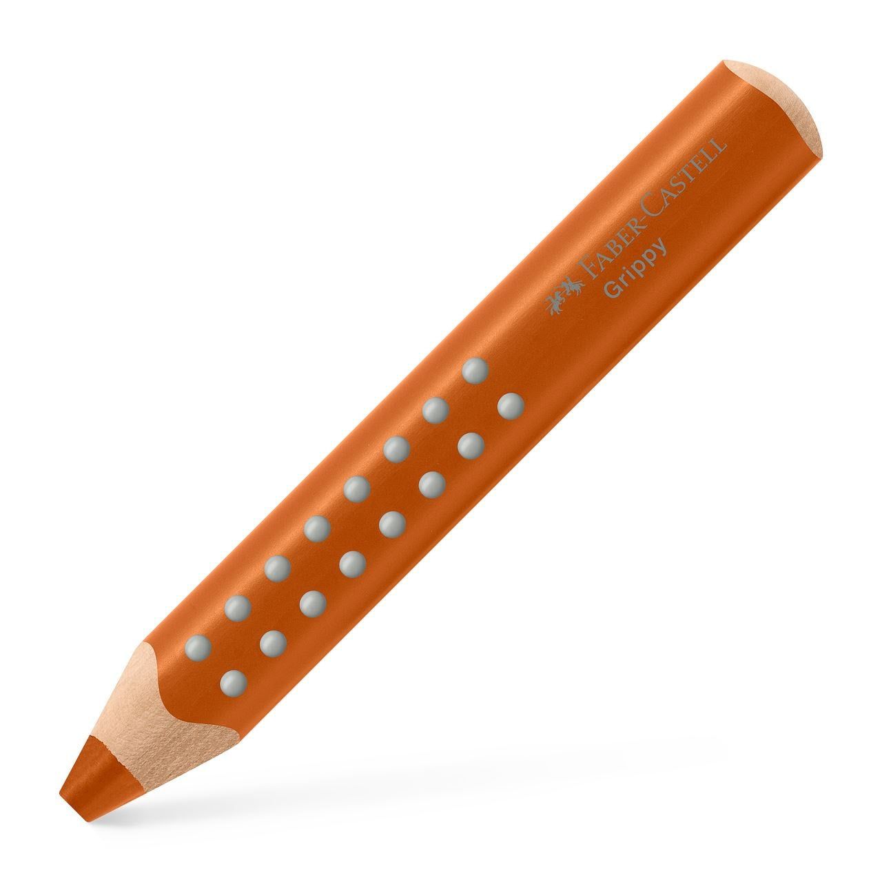 Faber-Castell Grippy Buntstifte – Jumbo, Aquarell, Dreikant, Einzelstift Nussbraun