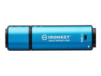 Kingston Technology Kingston IronKey Vault P 50C USB-Stick – 256 GB, USB-C, AES-256 (FIPS 197) verschlüsselt