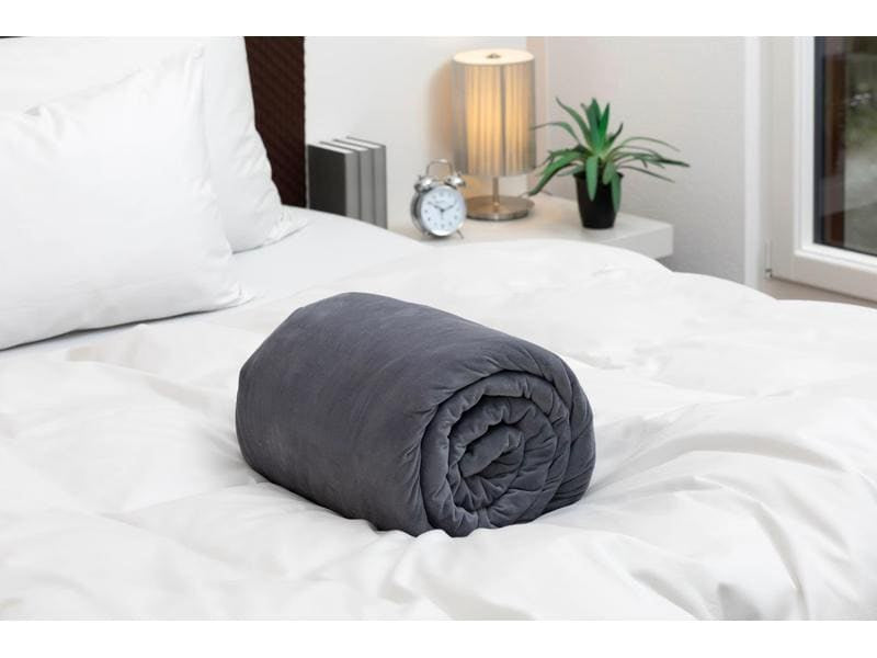 Cocon Gewichtsdecke 9 kg Grau – Öko-Tex Standard 100, 160 × 210 cm