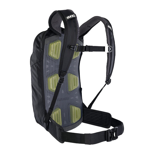 EVOC Sportrucksack Stage – 12 l, wasserabweisend, mit Regenabdeckung, Nylon – schwarz