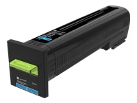 Lexmark Toner – cyan, 8000 Seiten – für CS820DE/CX820