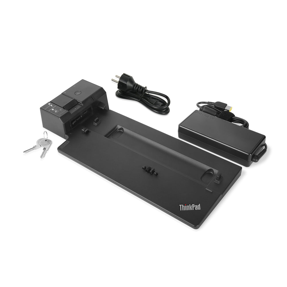 Lenovo ThinkPad Basic Dockingstation – 1× DP, 1× VGA, 4× USB-A, GbE, 3,5 mm Audio, für ThinkPad P52s/L580/T480