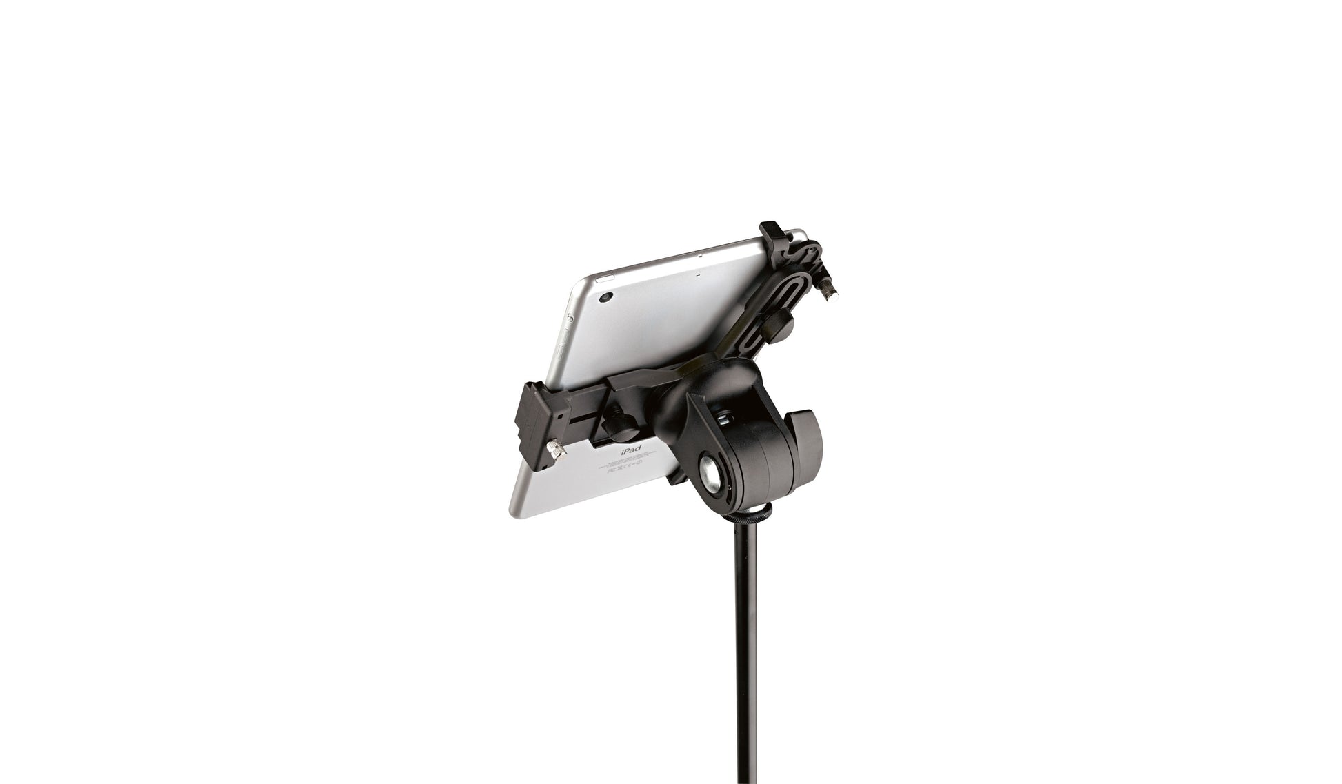 König & Meyer Tablet-Tischhalterung – für iPad Air 2, 9,7" – Höhenverstellbar, Schwenkbar 90° – Schwarz