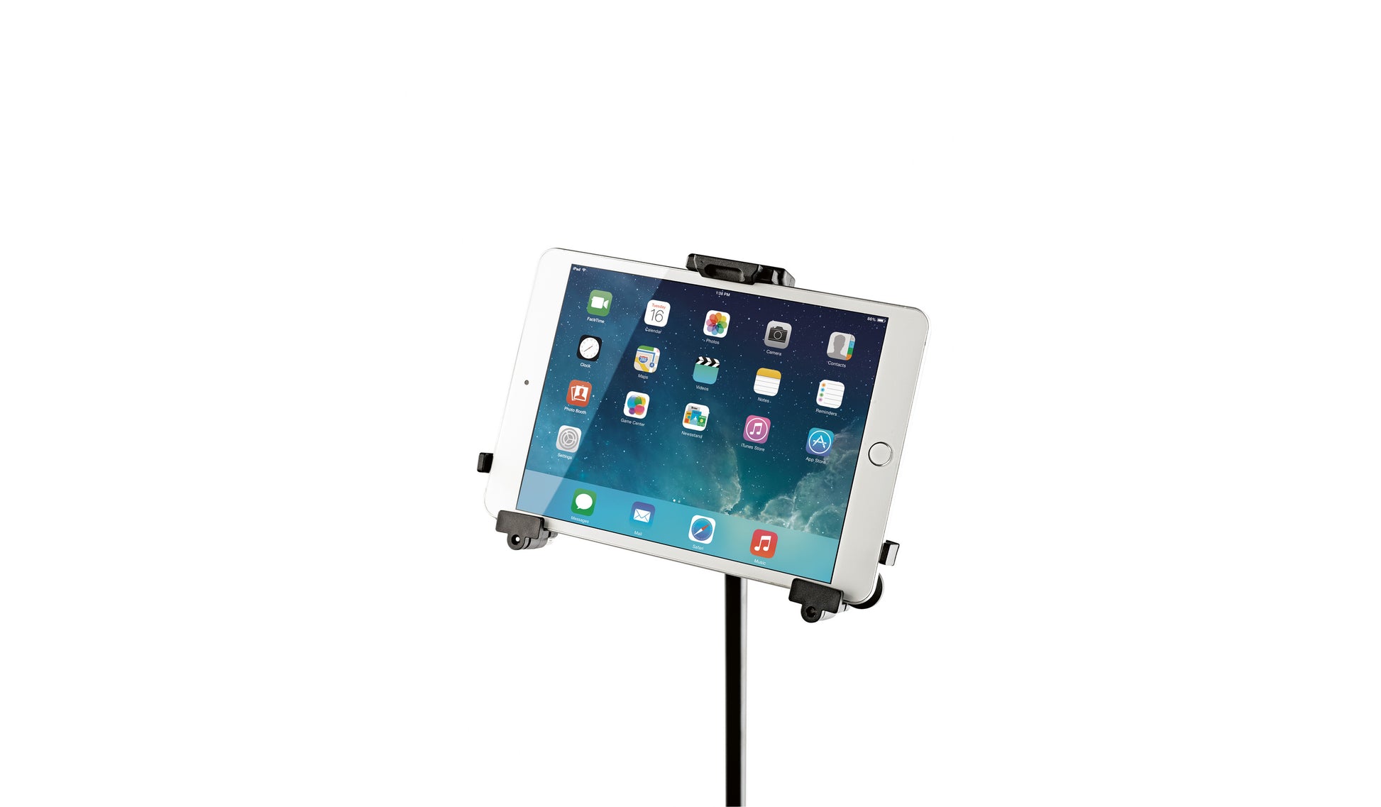 König & Meyer Tablet-Tischhalterung – für iPad Air 2, 9,7" – Höhenverstellbar, Schwenkbar 90° – Schwarz