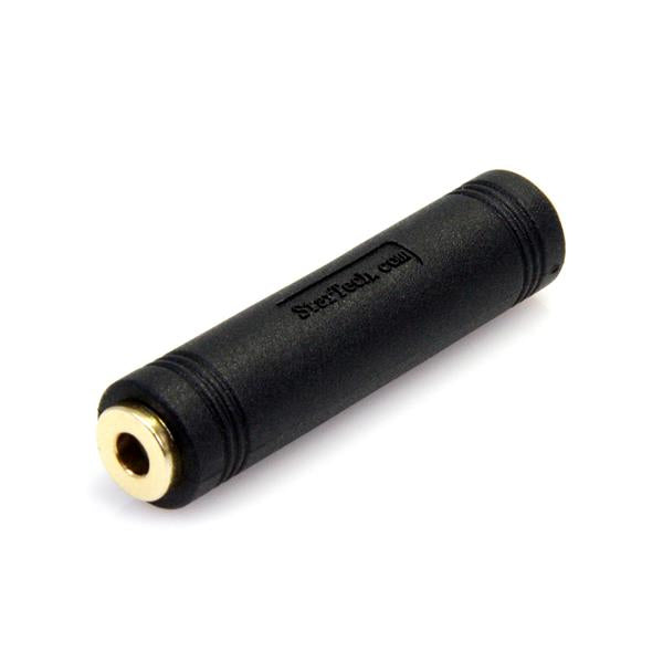 StarTech.com 3,5-mm-Klinken-Verlängerung – 3,5-mm-Klinke Buchse zu Buchse – Schwarz