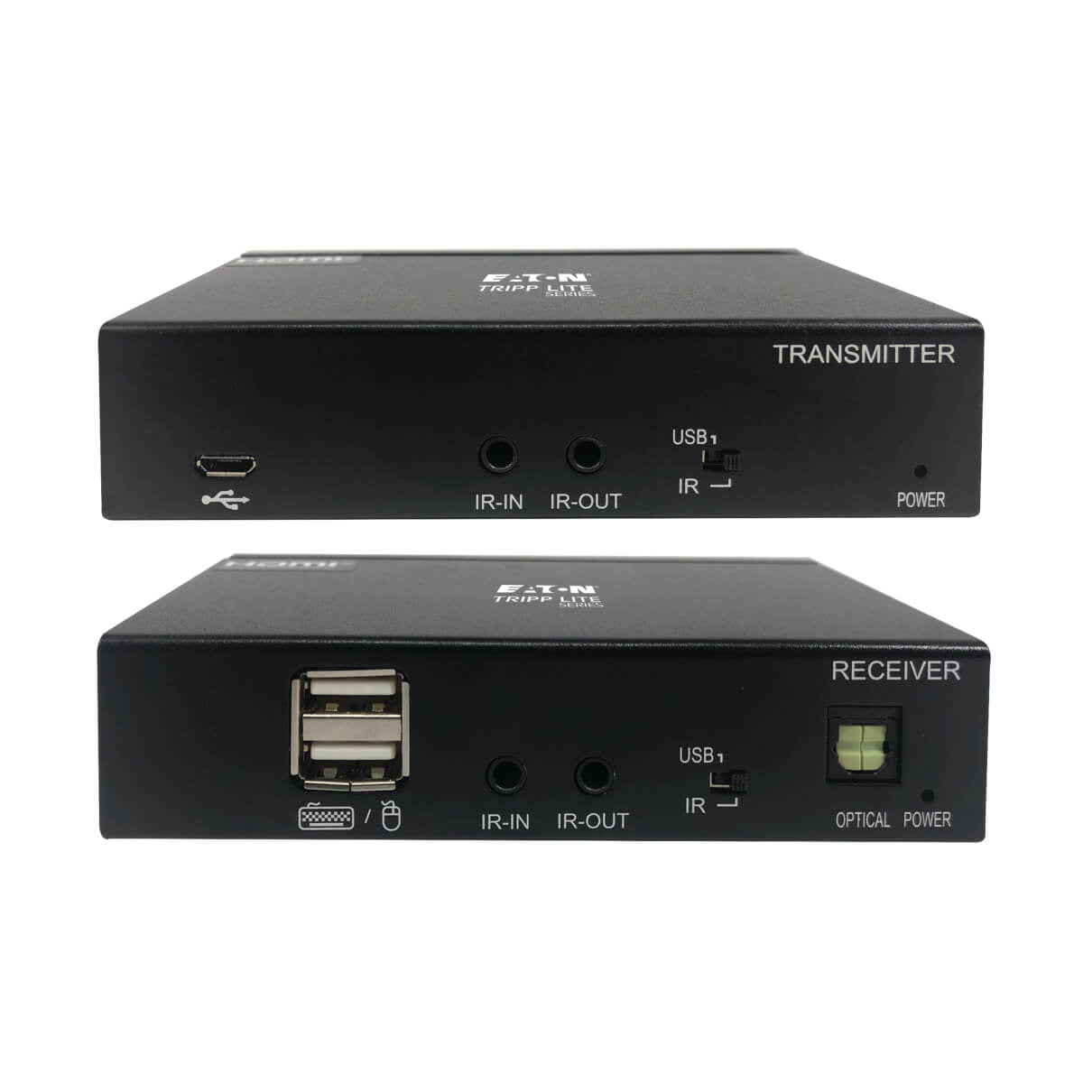 Tripp Lite B127A-1A1-BDBD – KVM-Extender-Set DisplayPort – 4K/60 Hz, USB 1.1, Audio 7.1, bis 70 m über Cat 6