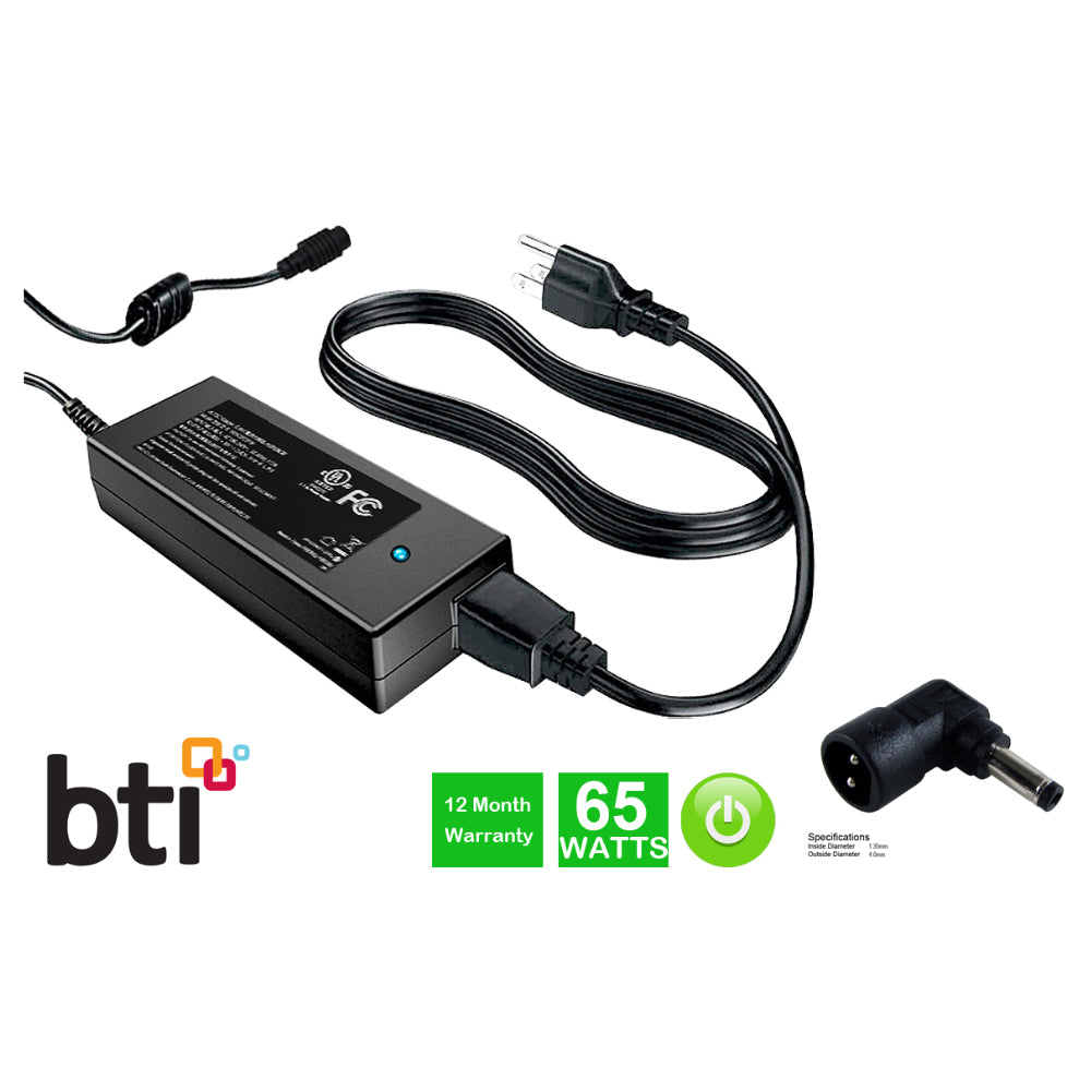 Origin Storage AC-1965137K Laptop-Netzteil 65 W – 19 V, 4,0×1,35 mm Stecker – für ASUS-Laptops