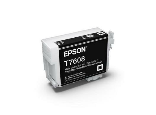 Epson C13T76084N10 Mattschwarz Tintenpatrone (Original) – 25,9 ml – für Epson SureColor SC-P600
