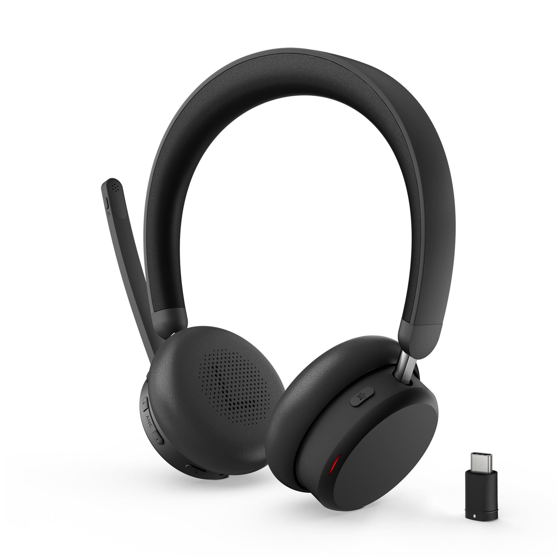 Lenovo 6550 – Over-Ear Headset – USB-C/Bluetooth, ANC – schwarz