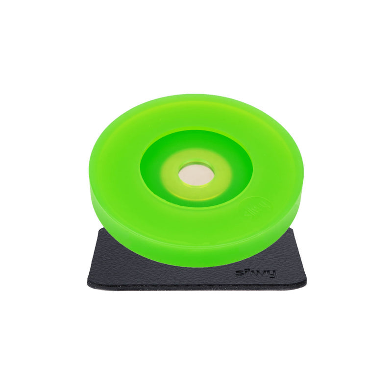 Silwy Magnet-Kondom für Stielgläser – Ø 8,6 cm, H 12,0 cm, Silikon, Grün, mit Haftmagnet, rutschfest