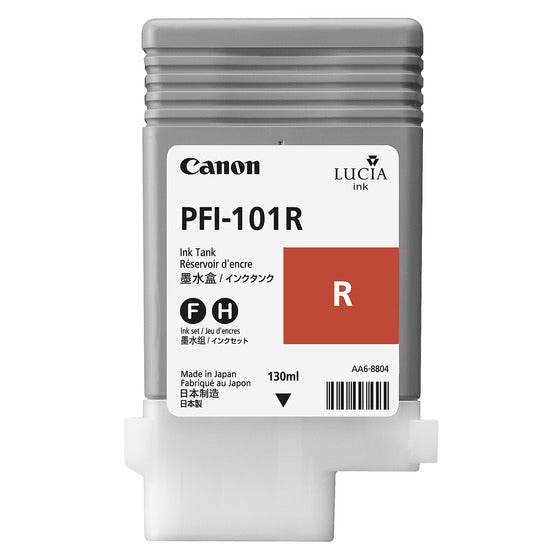 Canon Tintenpatrone PFI101R, rot, 130 ml – für Canon-Drucker