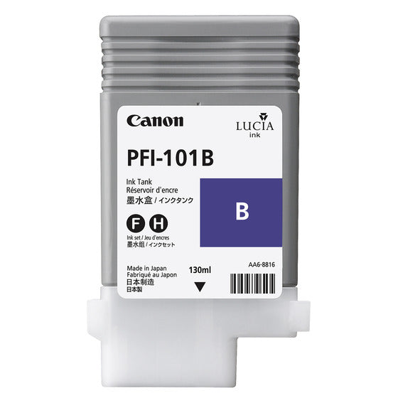Canon Tintenpatrone PFI101B, Schwarz, 130 ml – für Tintenstrahldrucker/Multifunktionsgeräte