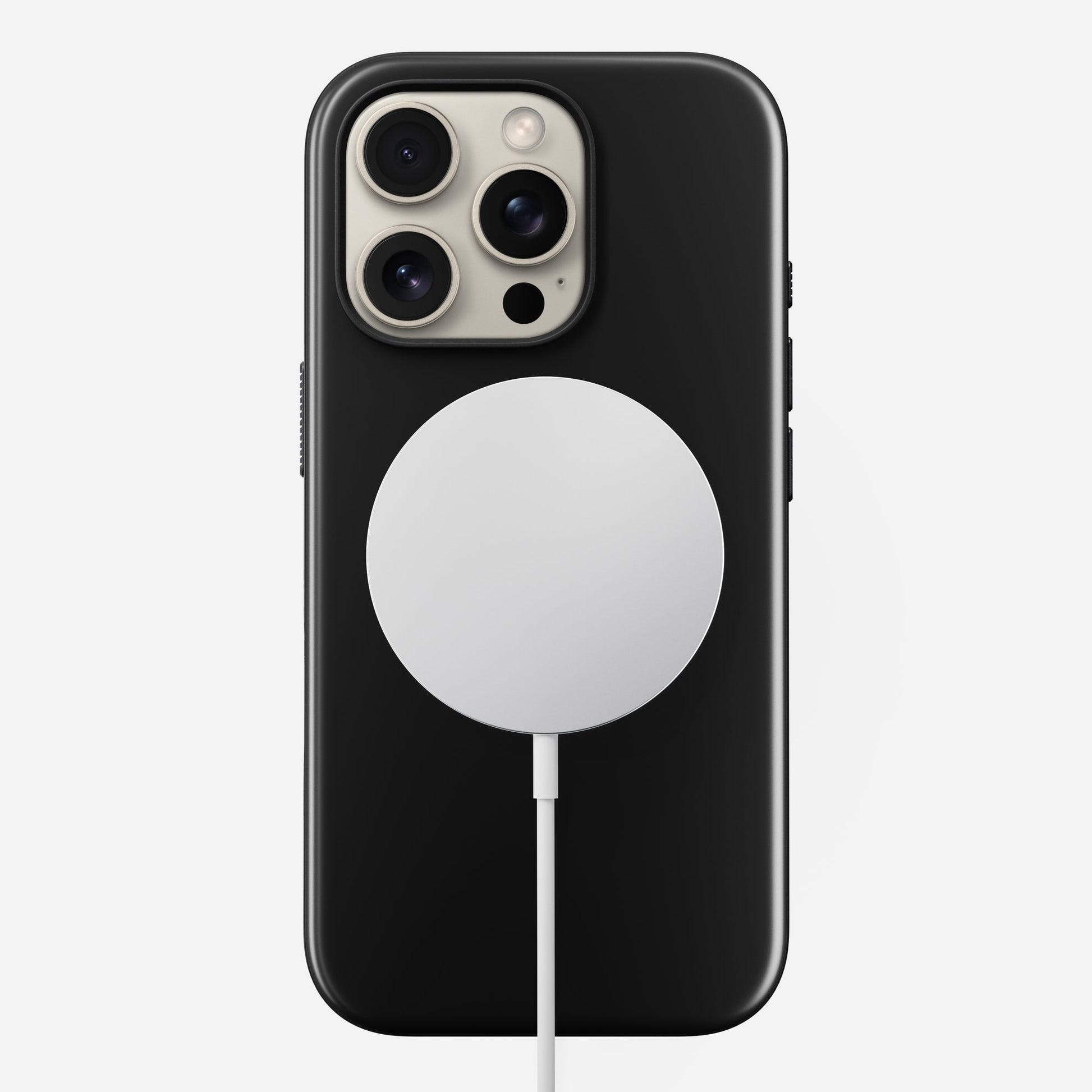 Nomad Backcover – für Apple iPhone 16 Pro, MagSafe, TPU, Schwarz, bis 2,4 m sturzsicher